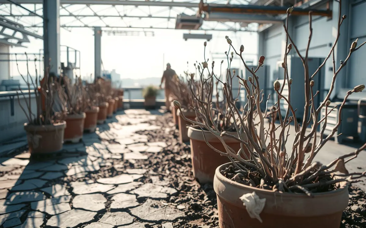 庭院植物大面积死亡后补种恢复案例:屋顶花园的修复过程